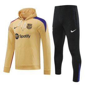 Barcelona Hoodie Trainings Sweatshirt 2024-25 gele
